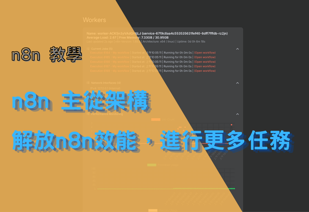 n8n 主從架構，解放n8n效能，進行更多任務