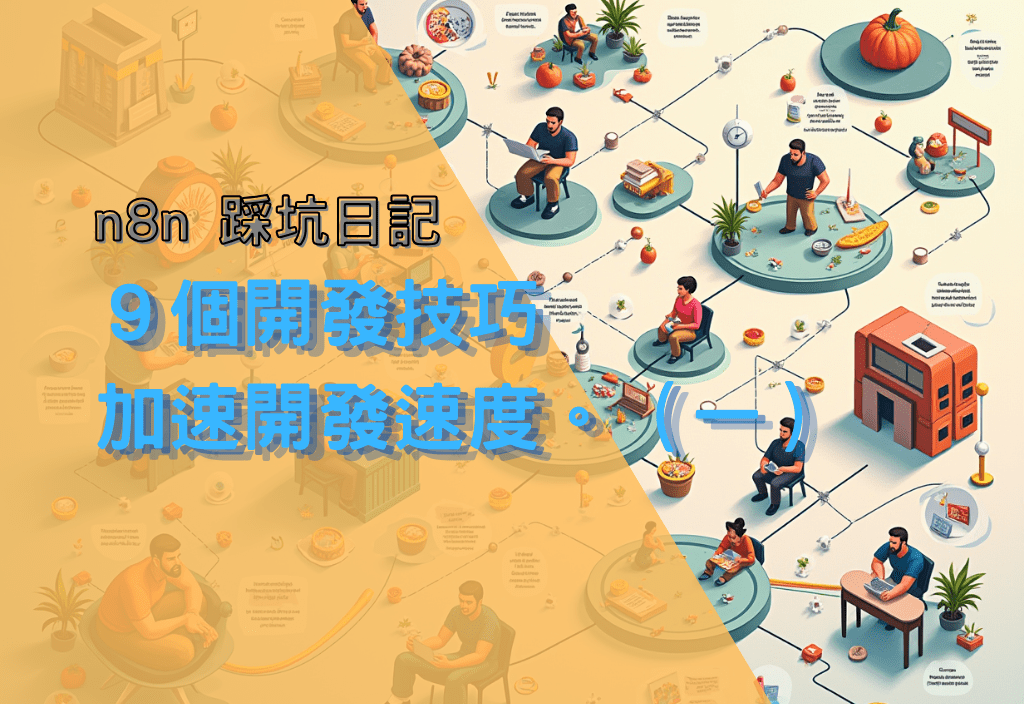 n8n 踩坑日記，９個開發技巧，加速開發速度。（一）